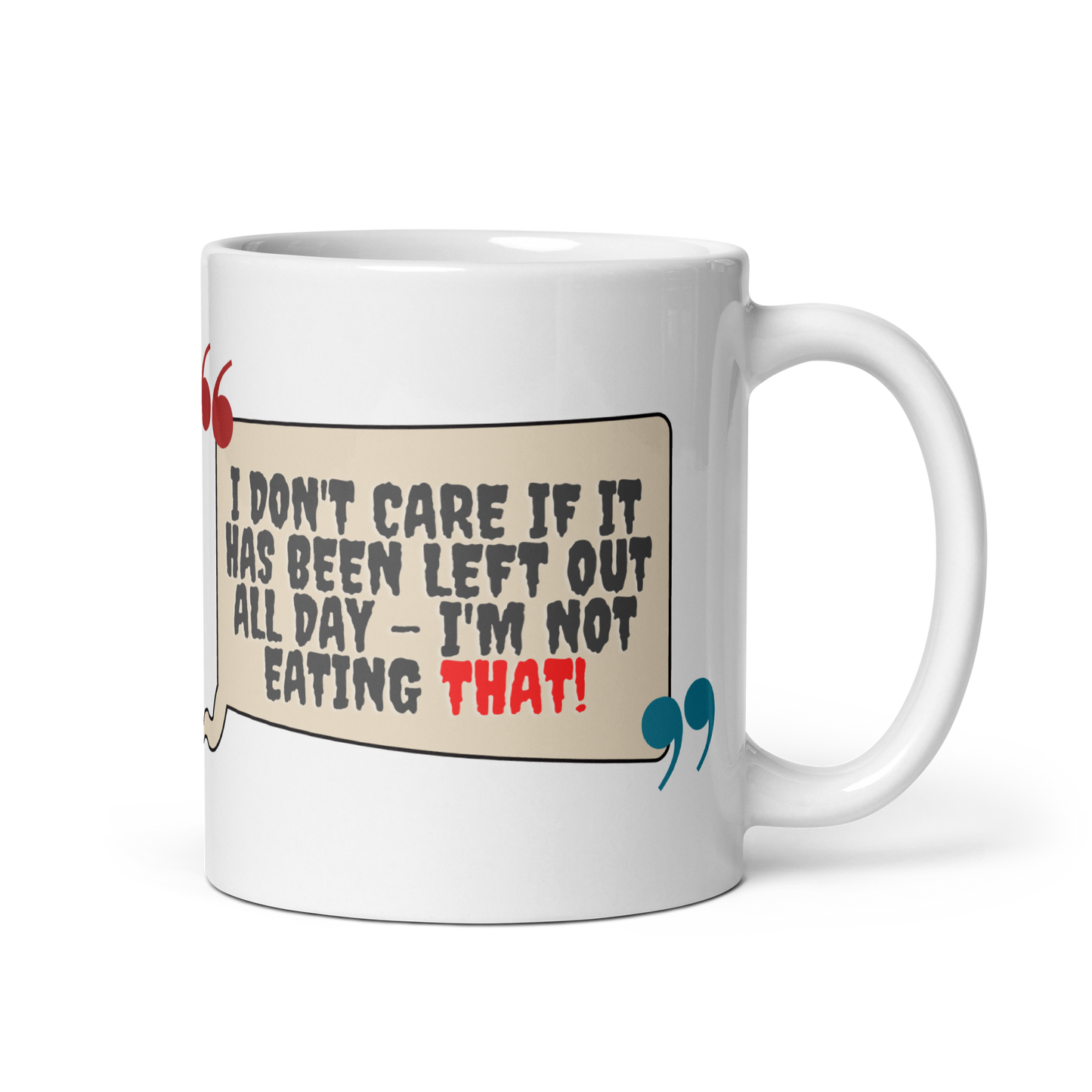 funny burger mug