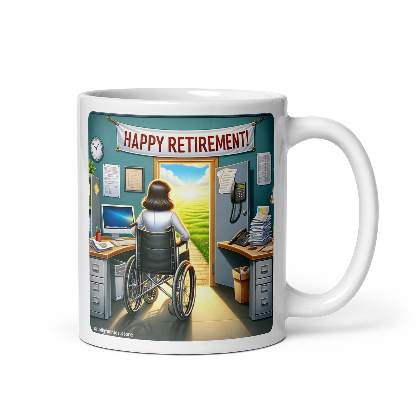 retirement coffee mug
